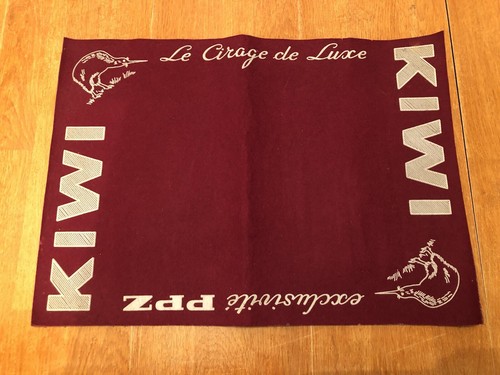 Ancien tapis cirage - cirage, kiwi