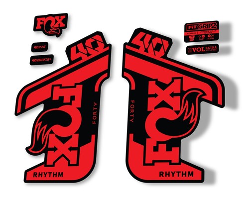 Fox rhythm 2021 fork - rhythm, decals