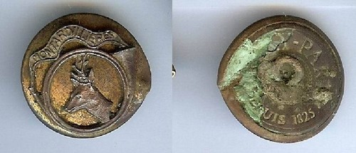 Bouton vénerie equipage - bouton,