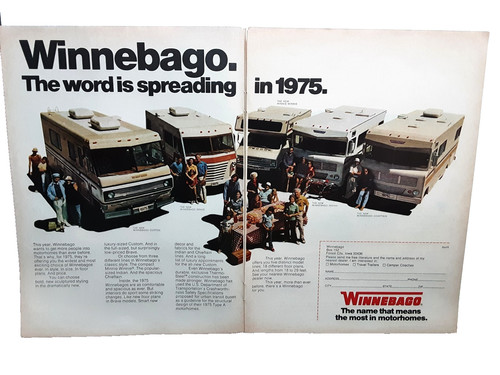 1974 1975 winnebago print - 1974, rv