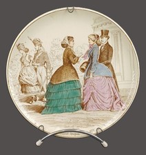 Assiette parlante faïence