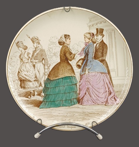 Assiette parlante faïence