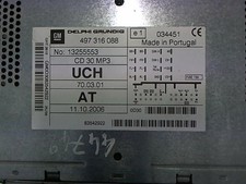 Autoradio OPEL ZAFIRA B PHASE 2 13272814