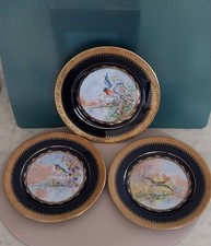 Lot Assiettes Les Oiseaux Fond