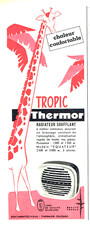 publicité Advertising  1022  1958  Thermor  radiateur soufflant Tropic