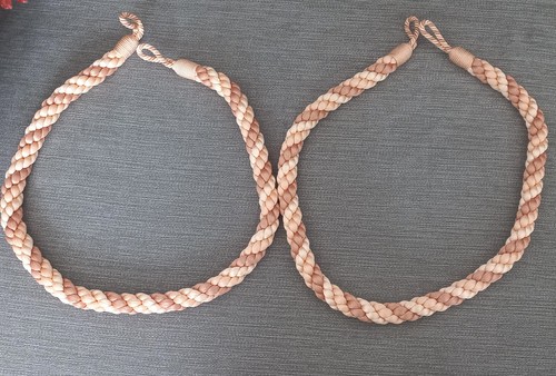 Paire embrasse cordon rose - paire,
