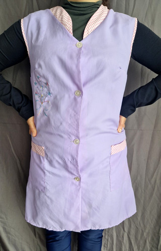 Nylon dederon smock apron - dederon,