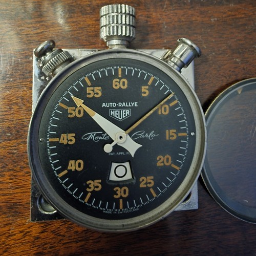 Rare heuer 1958 monte - 1958, carlo