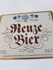 Étiquette bière REUZE Brie CARLIER