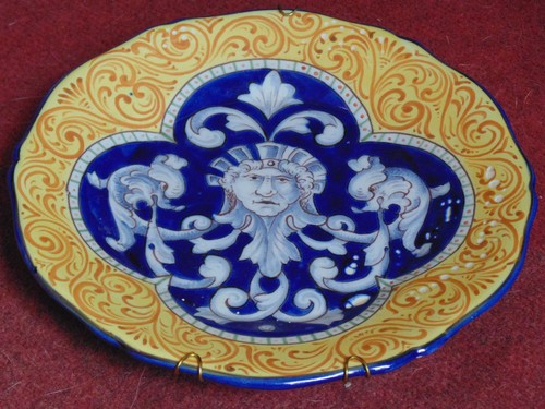 Rare ancienne assiette - rare, faience
