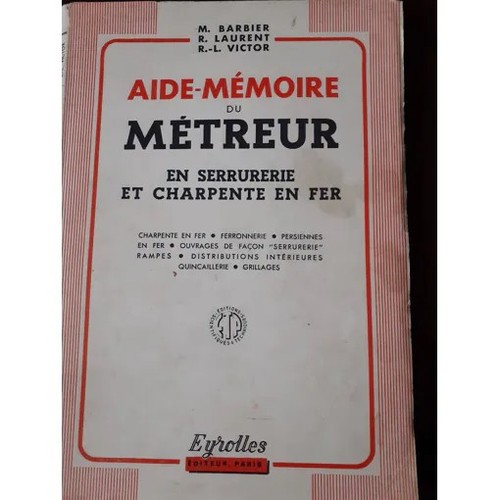 Aide mémoire métreur en - aide-mémoire,
