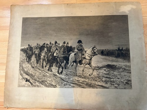Gravure ancienne napoléon - gravure, en