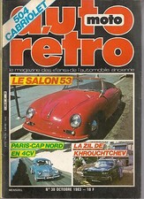 AUTO RETRO 38 MODELES 1954 PEUGEOT 202 ZIL PEUGEOT 504 CABRIOLET R5 LAURENCE