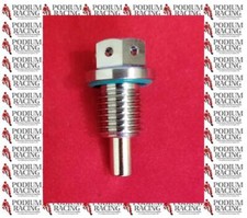 Ducati Scrambler Argenté Titane Bouchon Vidange Huile Fort Aimant & Haute-Temp