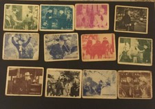 1950 Hopalong Cassidy trading cards - Lot of 12. W.M. Boyd. Printed In U.S.A.