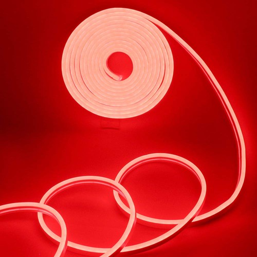 Red led neon strip - red,