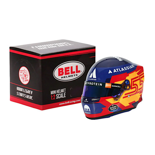 2025 carlos sainz mini helmet - carlos,
