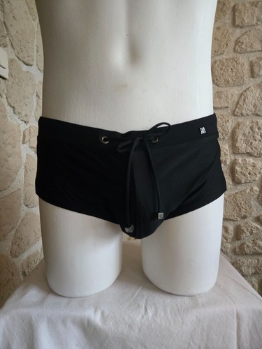 Slip bain piqué noir - slip,