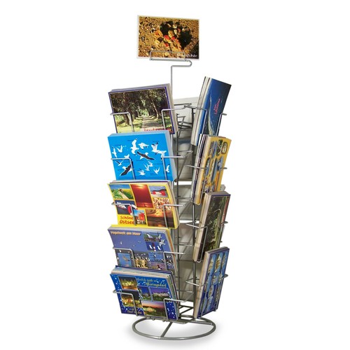 Présentoir pivotant cartes - présentoir,