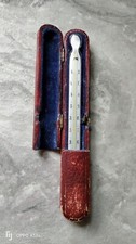 thermometre médical ancien de precision 35° à 42° dans son écrin, Année 1920