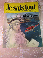429Y Revue 24/06/1969 Je Sais Tout N° 11 Histoire Ville de New York 26.4 X 33