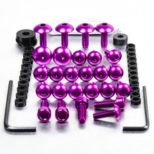 Kit visserie carenage en aluminium TZR50 03-04 Violet