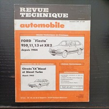 Revue Technique Ford Fiesta XR2 1.6 950 1.1 1.3 S L Ghia super festival dep 1984