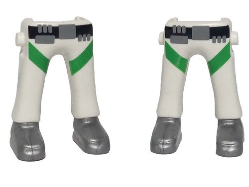 Playmobil jambes blanches - x2,
