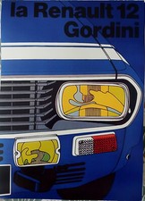 AFFICHE POSTER - RENAULT 12 -