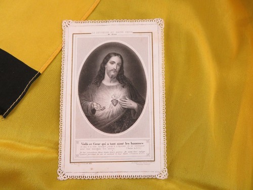 Ancienne image religieuse - image,