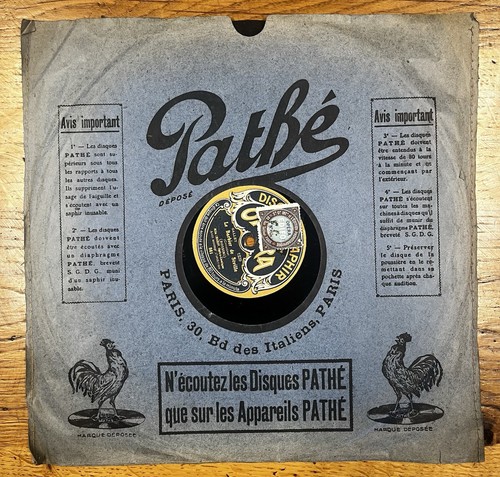 Disques pathe centre - pathe,