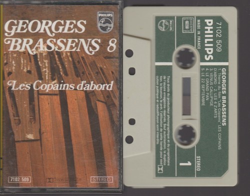 Georges brassens cassette k7 - 8,