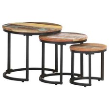 Tables d'Appoint 3 pcs Bois de