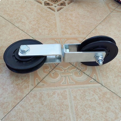 Double poulie support - double,
