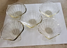 LOT DE 5 MOULES COQUILLE ST JACQUES PYREX (937)