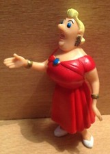 FIGURINE PVC PLASTOY TINTIN KUIFJE HERGE 1994 LA CASTAFIORE ROBE ROUGE