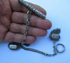 RARE ANCIEN CHAINE CLEF DE