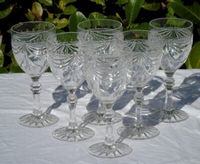 Etzel - Service de 6 verres à vin rouge en cristal, modèle Versailles Haut 16 cm