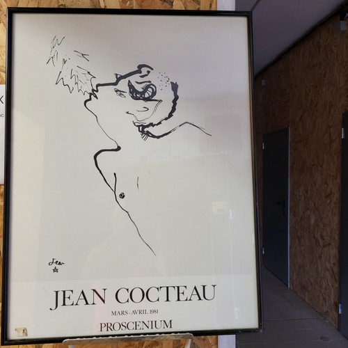 Affiche jean cocteau 1981 - affiche,