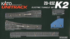 N Kato 20-832 K2 Turn-out Track Set Aiguillages électriques Neuf-New-Neu