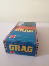 Popy Capitaine Flam Boîte Vide Robot Grag Époq Cyberlabe Cosmolem 1980's Mattel 