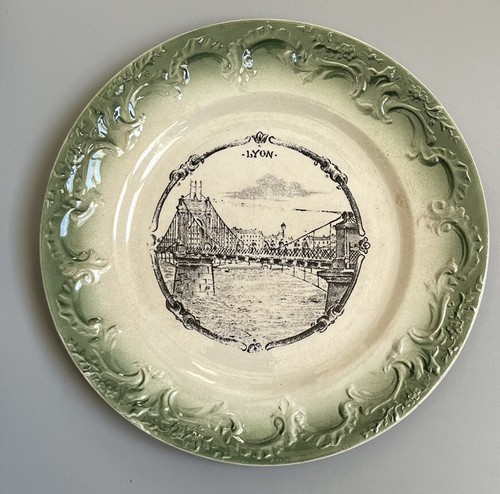 Assiette xixème pexonne - assiette, mi-xixème