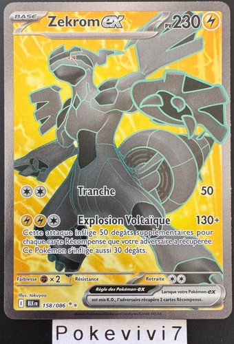 Carte pokemon zekrom - carte,