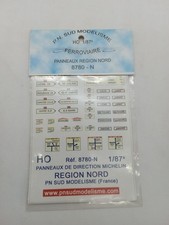 P.N. Sud Modélisme, HO, Panneaux région nord , Réf : 8780-N