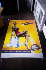 ORANGINA NATURALLY H French Bus Shelter Vintage Drink Poster Original 2000's