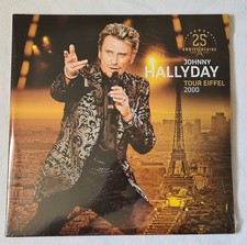 Coffret Johnny Hallyday collector Tour Eiffel 2000 - N° 946/2500 – 4 L.P