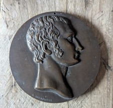 Médaille Xavier Bichat- signée Delamarre Bronze 100 mm Bessis 