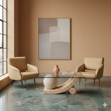 Paire de Fauteuils Cuir