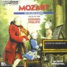 Cd Mozart, sa vie, son oeuvre : texte sur la vie de Mozart et extraits musicaux