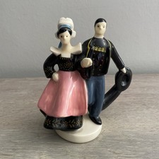 Couple Danseurs Micheau Vernez Henriot Quimper Parfait État 